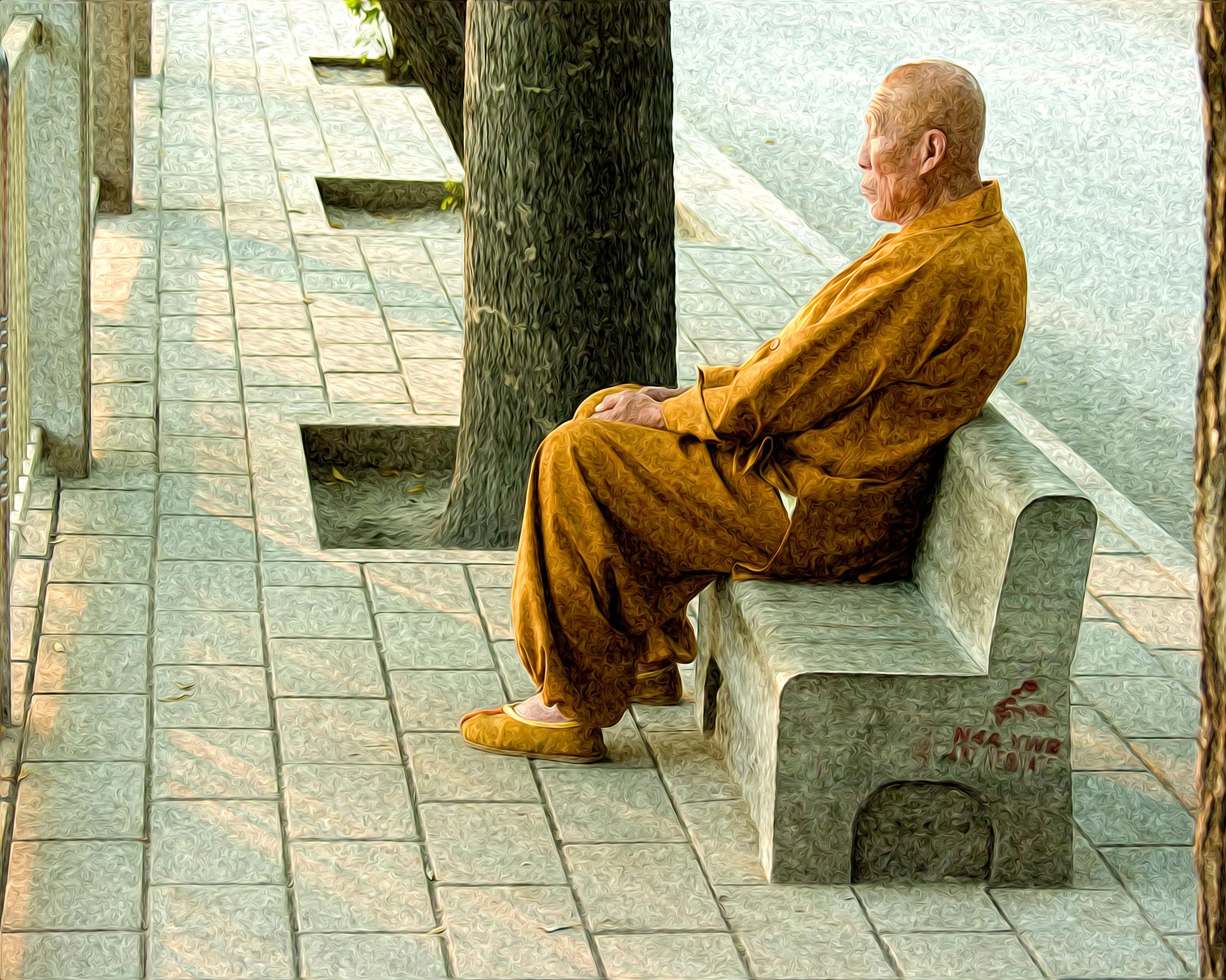 Monk in Repose